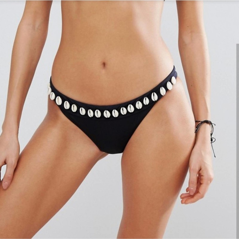 NWT Seafolly Shell Brazilian Bikini Bottom (US6)